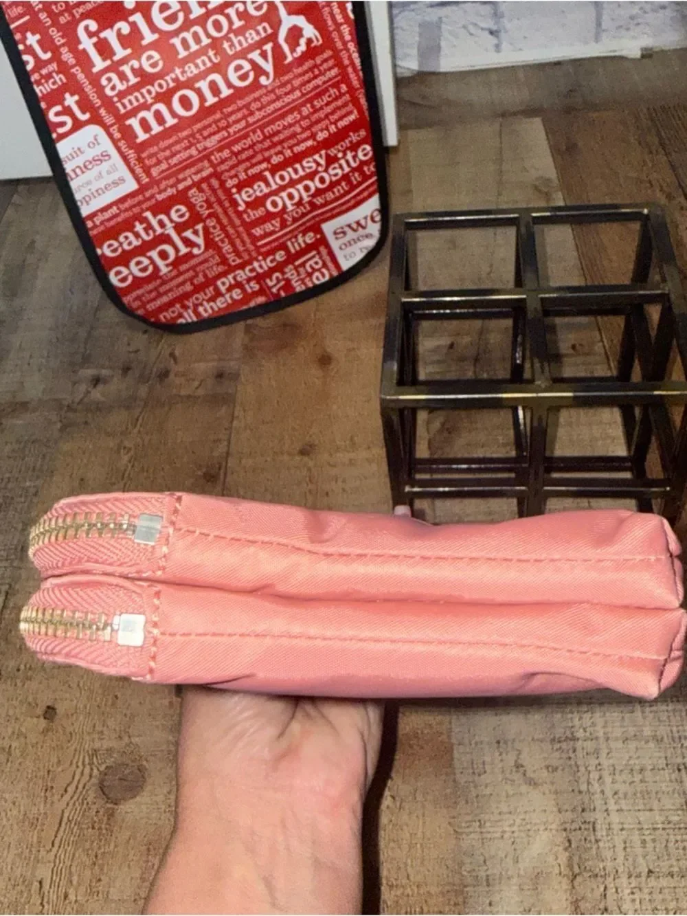 Lululemon Curved Wristlet Brier Rose